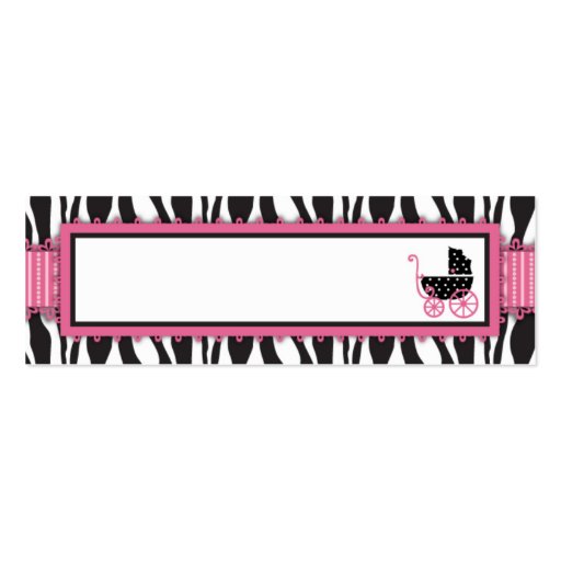 Boutique Chic Girl TY Skinny Gift Tag Business Card (back side)