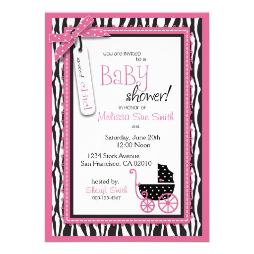Boutique Chic Invitation Card