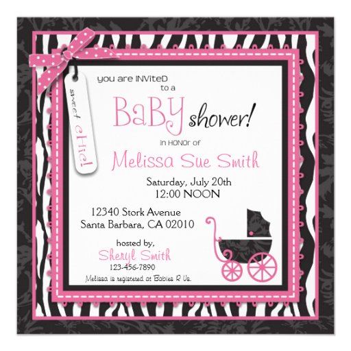 Boutique Chic Invitation Square
