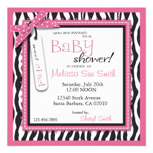 Boutique Chic Invitation Square