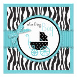Boutique Chic Invitation Square Boy B2