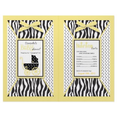 Boutique Chic Popcorn Wrapper Baby Personalized Flyer by LullabyeDreams