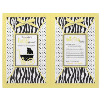 Boutique Chic Popcorn Wrapper Baby Personalized Flyer