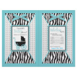 Boutique Chic Popcorn Wrapper Boy Custom Flyer