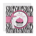 Boutique Chic TY Cupcake Square invitation