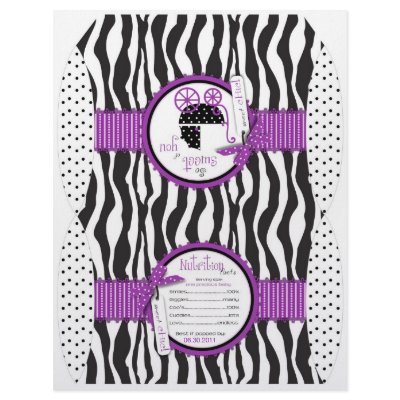 Boutique Chic Violet Puff Box Custom Flyer by LullabyeDreams