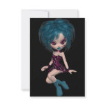 Boutique Gothique Mascot Goth Girl 9 Personalized Invite