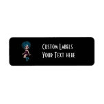 Boutique Gothique Mascot Goth Girl 9 Custom Return Address Labels