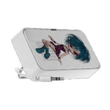 Boutique Gothique Mascot Goth Girl 9 Laptop Speakers