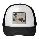 Boutique Hearts Tan - Hat