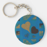 Boutique Hearts Turquoise Keychains