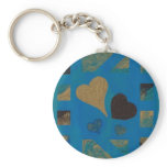 Boutique Hearts Turquoise Keychains