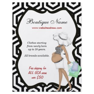 Boutique online flyer