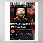 Boutta Crack dey Heads Poster posters