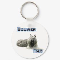 Bouvier Dad 4 - Keychain