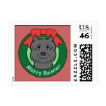 Bouvier Des Flandres Christmas postage