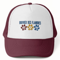 BOUVIER DES FLANDRES DAD Paw Print 1 hats by poochloverstuff BOUVIER DES FLANDRES DAD Paw Print 1 hats