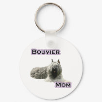 Bouvier Mom 4 - Keychain