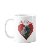 Bouvier My Valentine mugs by GreyWolfCreation Bouvier My Valentine mugs