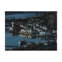Bovallstrand, Sweden by night postcards