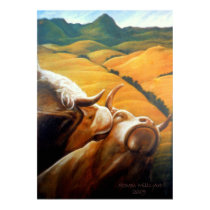 Bovine Bliss posters by stevenmillsart Bovine Bliss posters