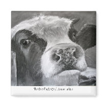 Bovine Curiosity magnets by JanaeLehto Bovine Curiosity magnets