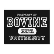 Bovine Univeristy Dark postcards by universityshirts Bovine Univeristy Dark postcards