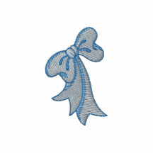 Bow - Accent Embroidered Polo Shirt