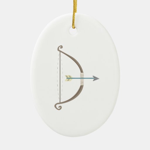 Bow And Arrow Christmas Ornament 