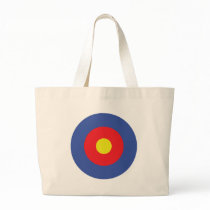 bow and arrow target - aim canvas bag