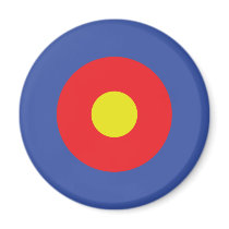 bow and arrow target - aim refrigerator magnet