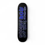BOW Blue Graffiti Deck Skate Deck