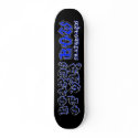 BOW Blue Graffiti Deck skateboards by BoardsOfWar BOW Blue Graffiti Deck skateboards