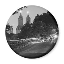 Bow Bridge at Dusk, Central Park Magnet