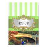 Bow Bridge Central Park NYC Invitation Suite  RSVP