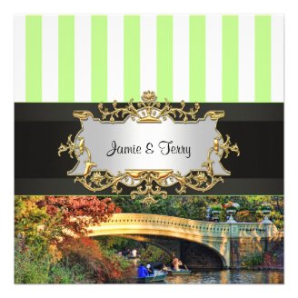 Bow Bridge, Central Park NYC Wedding Invitation
