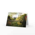 Bow Bridge in Autumn, Central Park, New York City Greeting Card