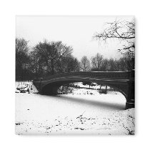 Bow Bridge Winter Central Park NYC magnets