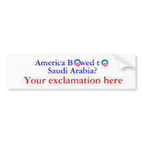 Bow Down? bumper stickers by OBumper Bow Down? bumper stickers