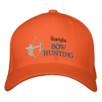 Bow Hunting, State by State embroidered hats by cowboyannie Bow Hunting, State by State embroidered hats