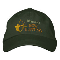 Bow Hunting, State by State Embroidered Hats