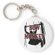 Bow Monkey Key Chain