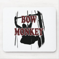 Bow Monkey mousepads by CptMikey Bow Monkey mousepads