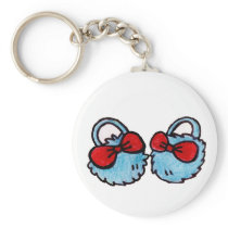 Bow Slippers keychains