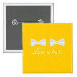 BOW TIE LOVE -.png Pinback Button