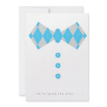 Bow Tie Save the Date Custom Announcements