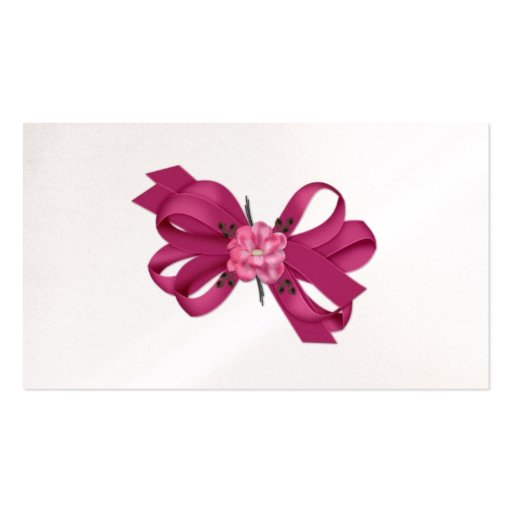 Bow-tique Business Card Template (back side)