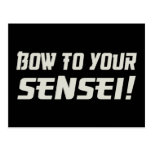 Bow to Your Sensei! Postcards