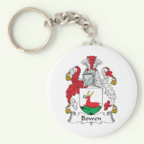 Bowen Family Crest Keychain