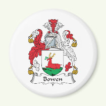 Bowen Family Crest Magnet